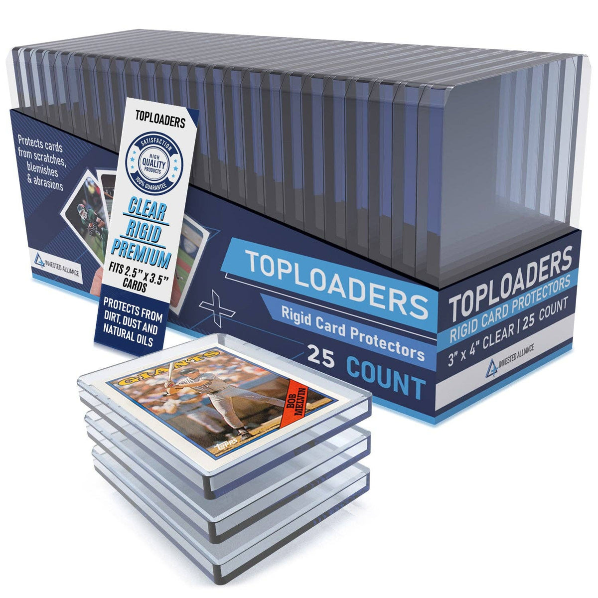 Invested Alliance Premium Top Loaders – 360pt, 25 Count