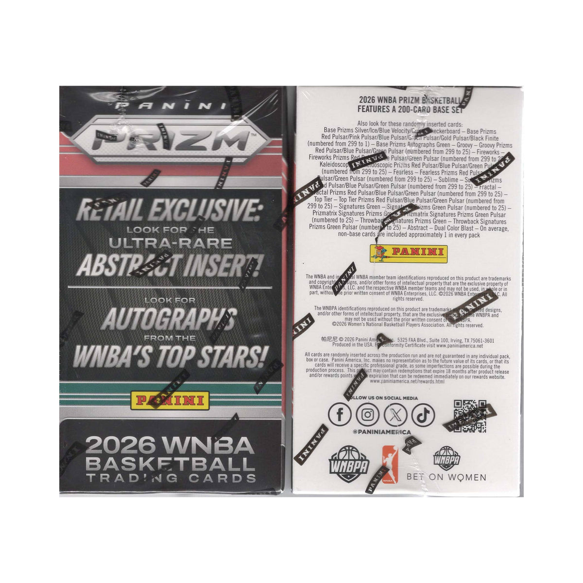 2026 Panini Prizm WNBA Basketball 30ct. Blaster Box