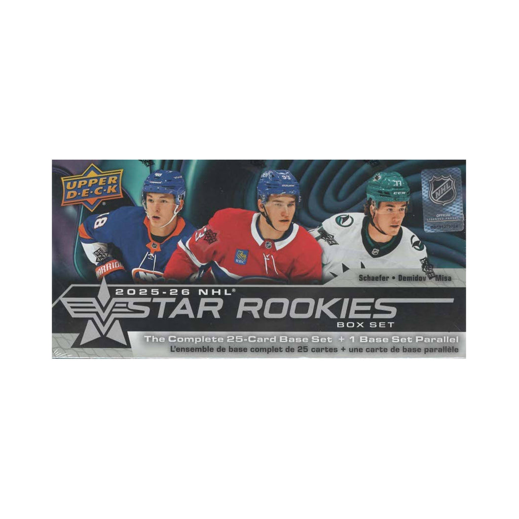2025-26 Upper Deck NHL Star Rookies 26ct. Box Set