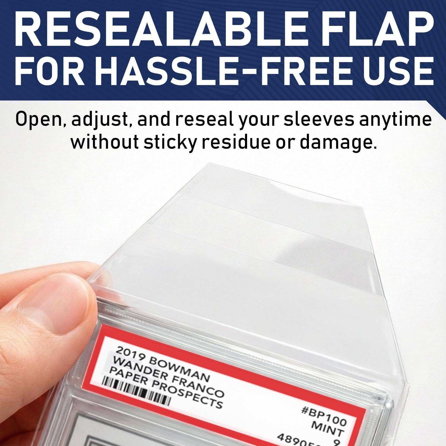 1,000 Pack - PSA Slab Sleeves