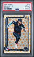 2025 Topps Bo Bichette Holiday #474 PSA 10 Gem Mint