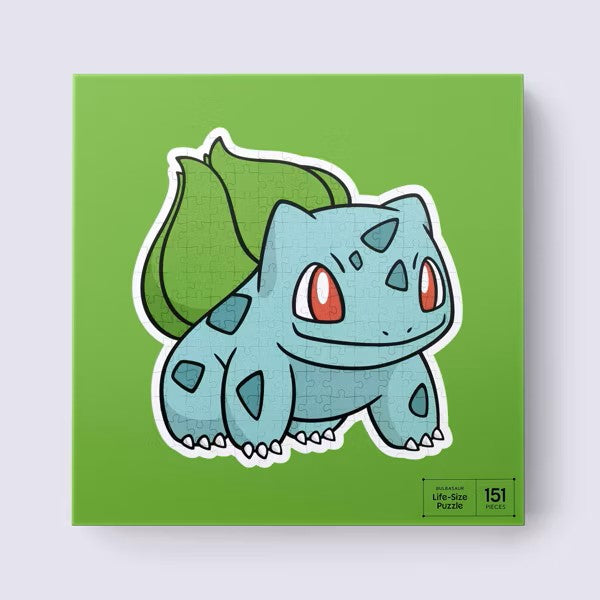 Pokémon Bulbasaur Life-Size 151 piece shaped puzzle box