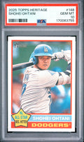 Shohei Ohtani 2025 Heritage 148 PSA 10 cert 170063755