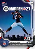 2026 Topps NOW NFL Caleb Williams - EA Sports Madden NFL 27 Cover Athlete Revealed