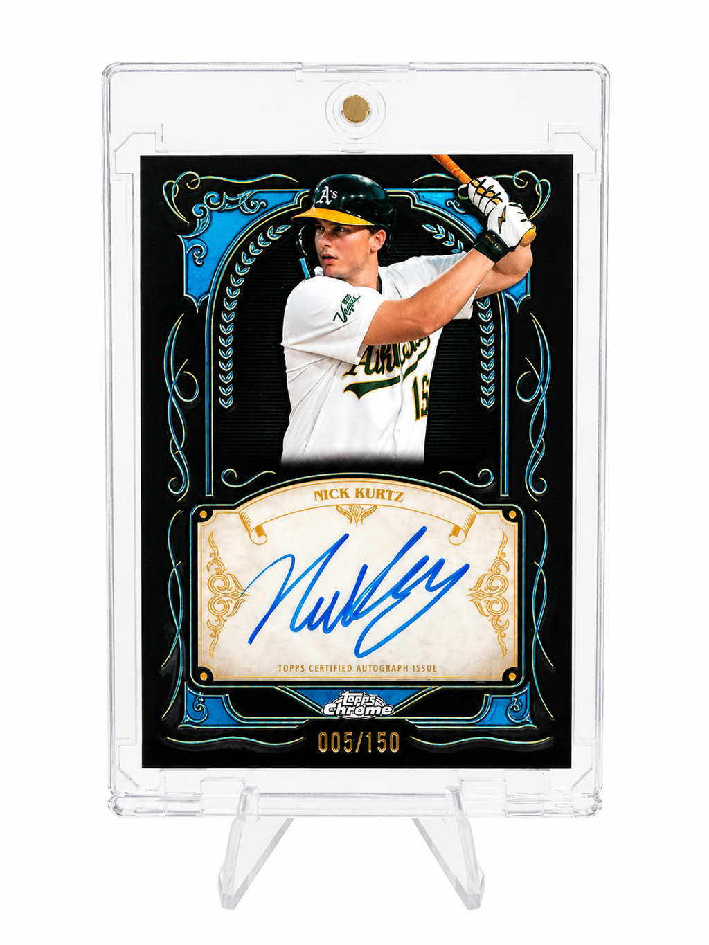 2026 Topps Chrome Baseball Ink Strokes Nick Kurtz Auto #005/150