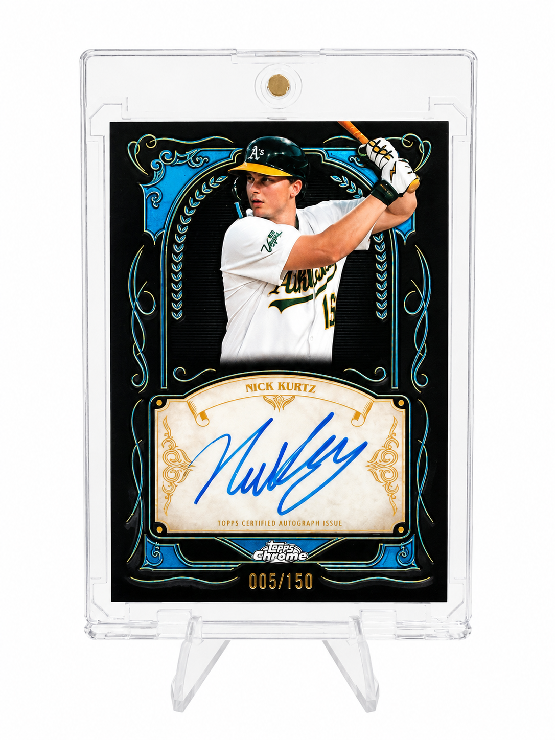 2026 Topps Chrome Baseball Ink Strokes Nick Kurtz Auto #005/150