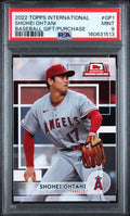 2022 Topps International Shohei Ohtani GP1 PSA 9 MINT, cert 160631513