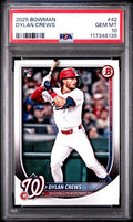 2025 Bowman Dylan Crews #42 PSA 10 Gem Mint - Cert 117348139