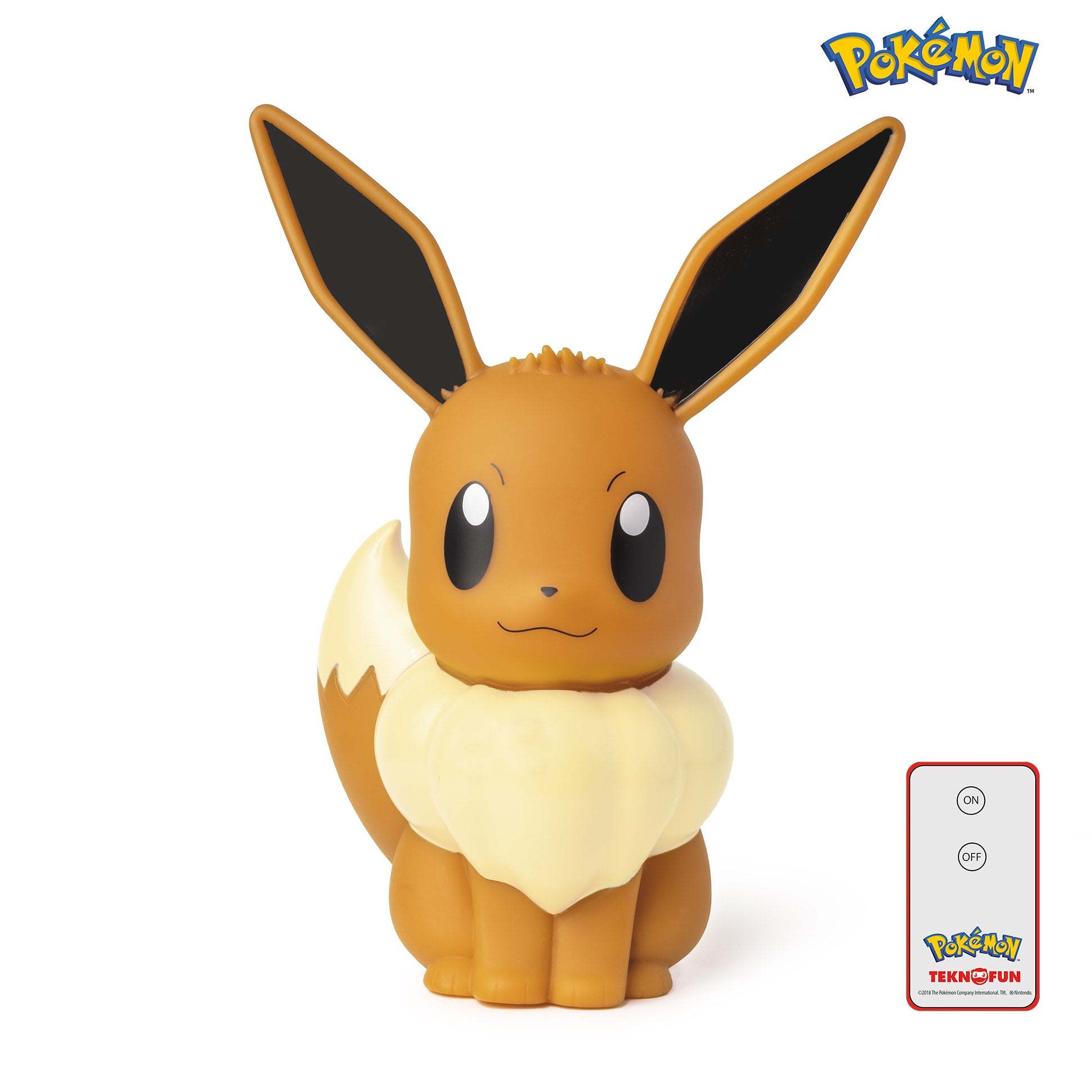 Pokémon Teknofun Eevee light-up 3D figure 12 inch with remote control