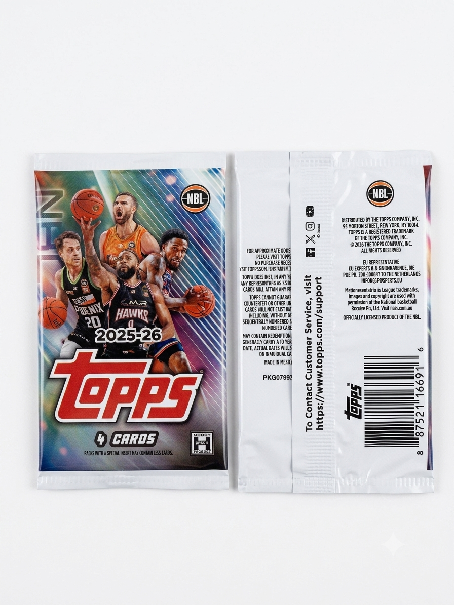 2025-26 Topps NBL Basketball Hobby Booster Pack