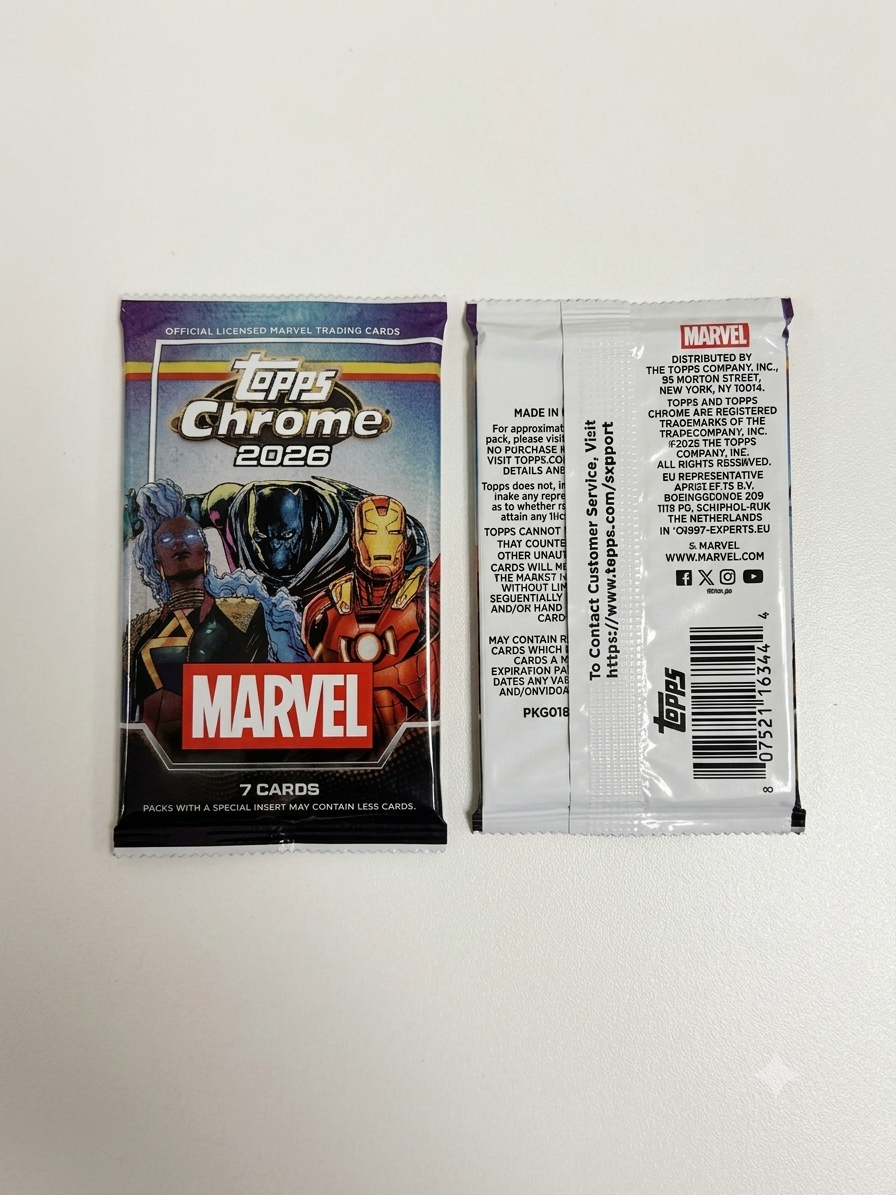 2026 Topps Chrome Marvel Booster Pack
