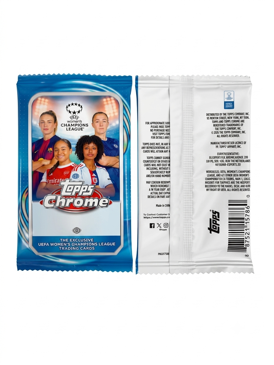 Topps Chrome UEFA Women's Champions League 2025/26 Booster Pack