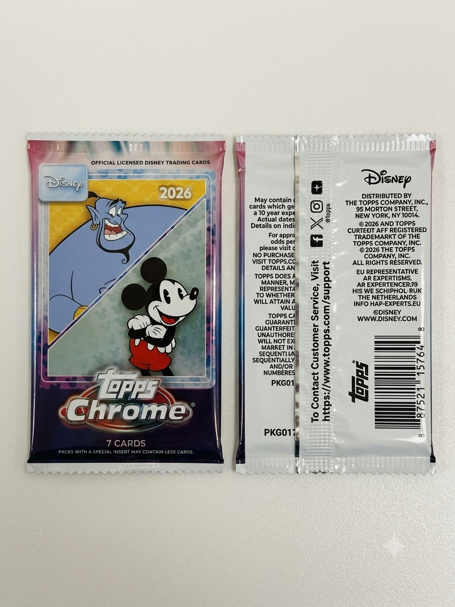 2026 Topps Chrome Disney Booster Pack