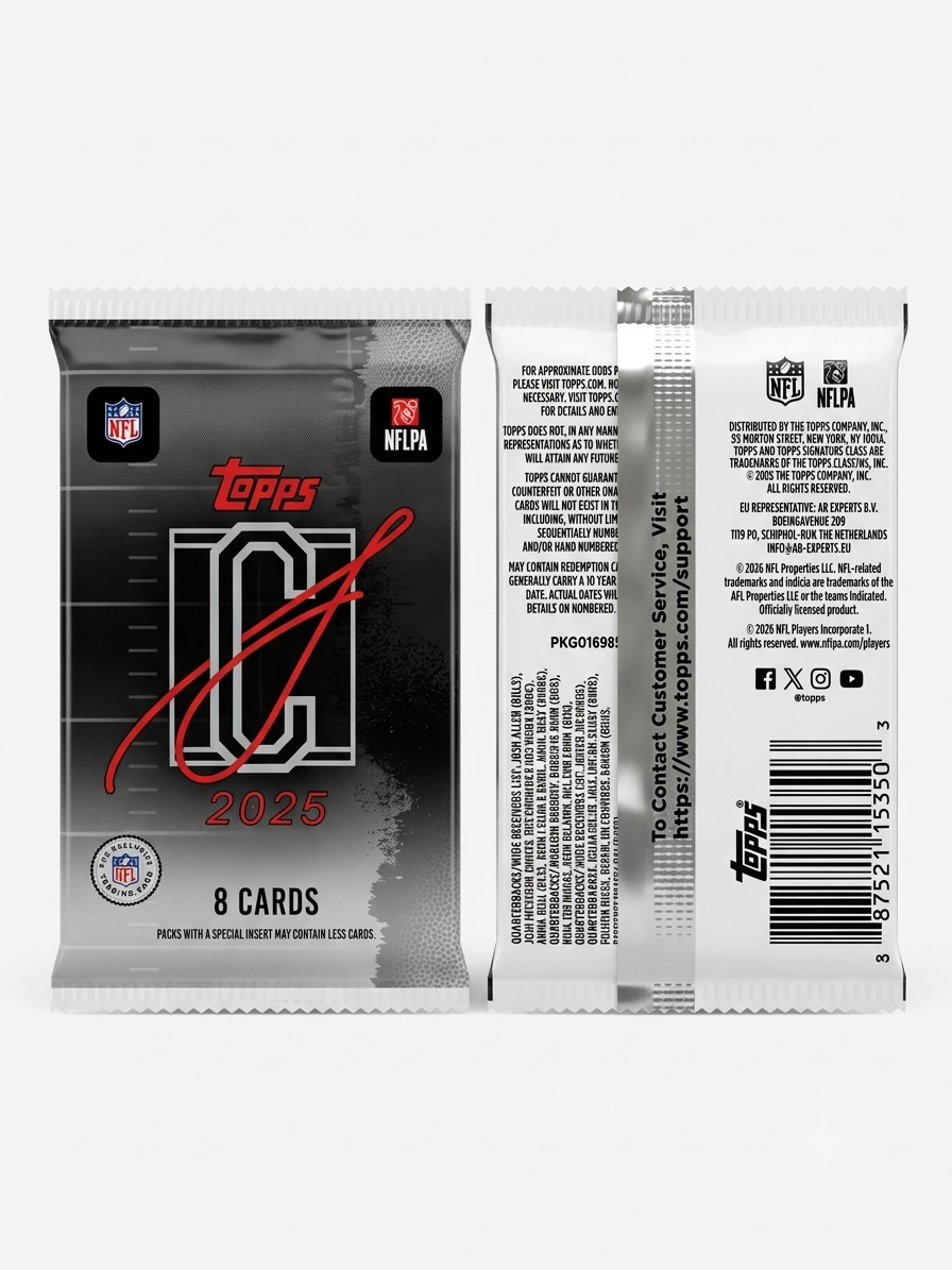 2025 Topps Signature Class Football Booster Pack