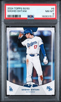 2024 Topps 50/50 Shohei Ohtani #6 PSA 8 NM-MT, cert 160631517
