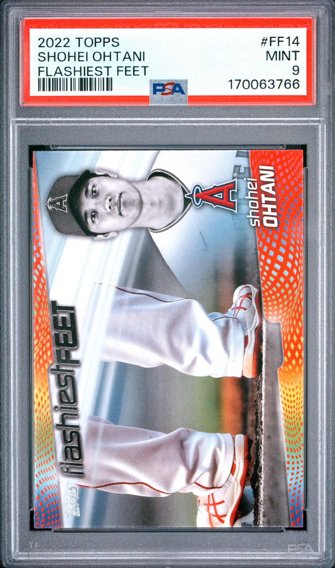 Shohei Ohtani Flashiest Feet FF14 PSA 9 cert 170063766