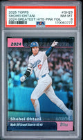 Shohei Ohtani Greatest Hits Pink Foil GH23 PSA 8 cert 170063777
