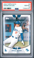 Shohei Ohtani Topps 50/50 9 PSA 10 cert 170063797