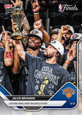 Jalen Brunson - 2025-26 Topps NOW Card #339 NBA Finals MVP