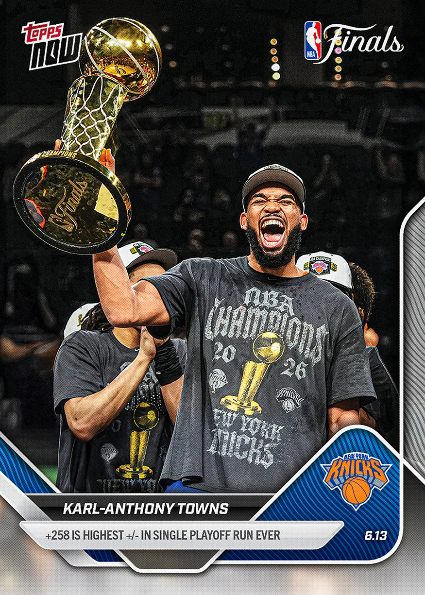 Karl-Anthony Towns - 2025-26 Topps NOW Card #342 NBA Finals