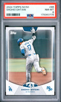 Shohei Ohtani Topps 50/50 86 PSA 8 cert 170063778