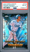 Freddie Freeman Topps in Technicolor TT16 PSA 8 cert 170063715