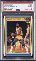 1988 Fleer Magic Johnson All-Star #123 PSA 9 Mint