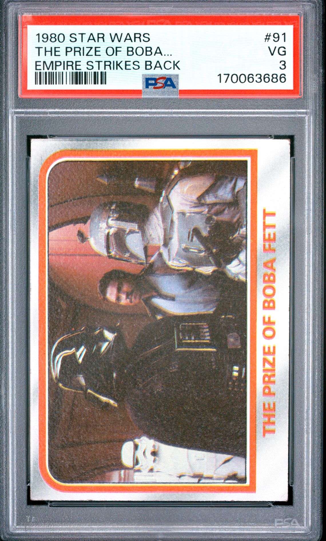 1980 Star Wars The Prize of Boba Fett 91 PSA 3 cert 170063686