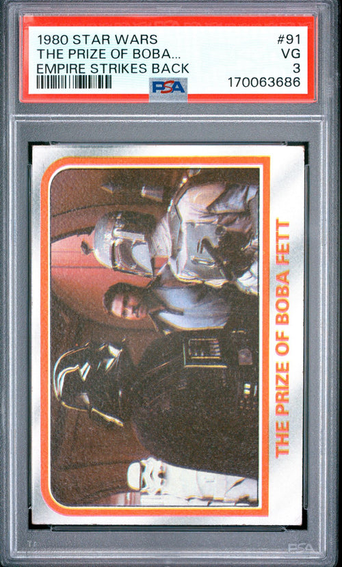 1980 Star Wars The Prize of Boba Fett 91 PSA 3 cert 170063686