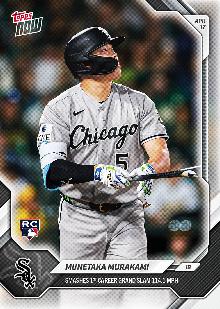 2026 Topps NOW MLB Munetaka Murakami - Smashes 1st Career Grand Slam 114.1 MPH #94