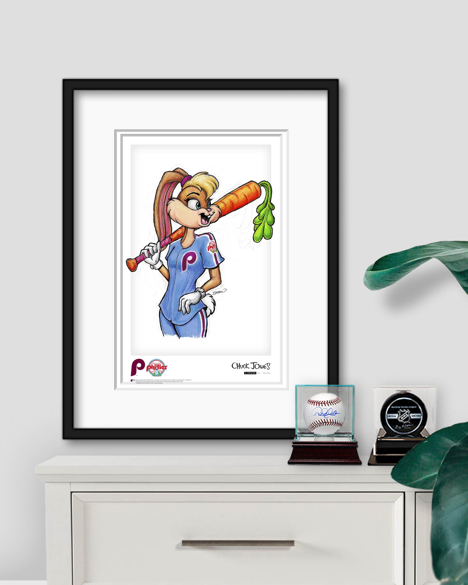 Lola Bunny x MLB Phillies Limited Edition Art Print