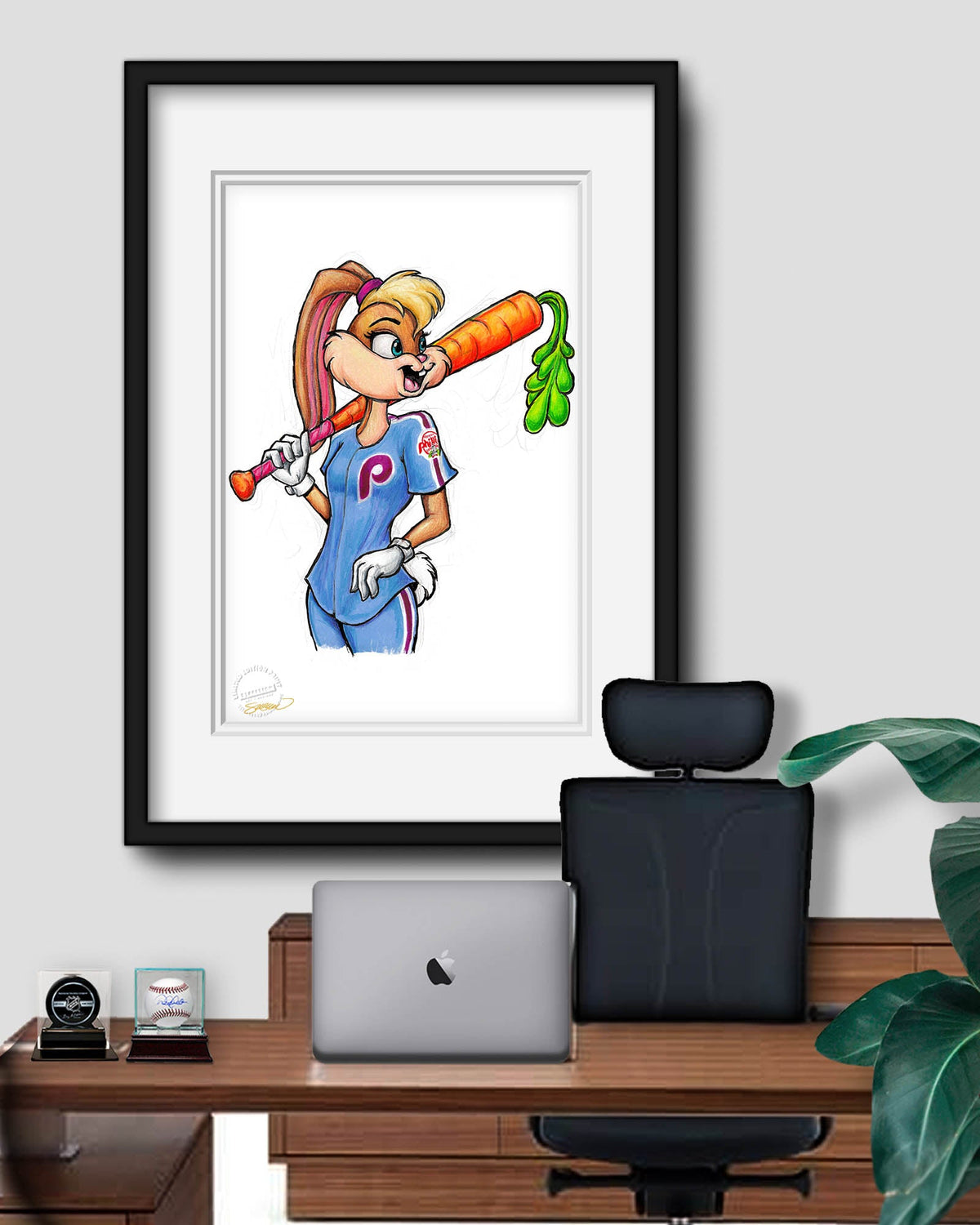 Lola Bunny x MLB Phillies Limited Edition Art Print