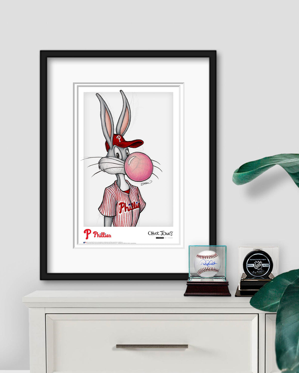 Bubblegum Bugs x MLB Phillies Limited Edition Art Print