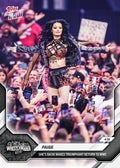 2026 Topps NOW WWE Paige - She's Back! Makes Triumphant Return to WWE at WrestleMania 42 #38