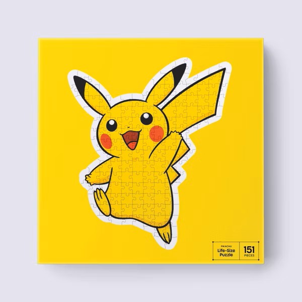 Pokémon Pikachu Life-Size 151 piece shaped puzzle box
