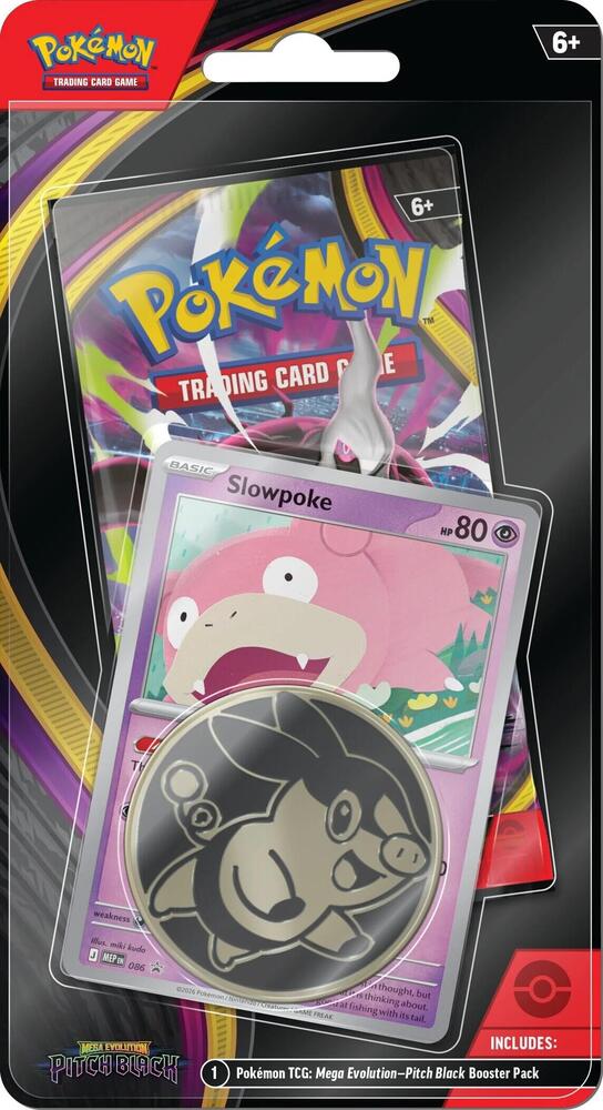 Pokémon TCG Mega Evolution Pitch Black Single Pack Blister Slowpoke