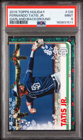 2019 Topps Holiday Fernando Tatis Jr. RC #126 Garland/Background PSA 9 MINT, certificate 160631511