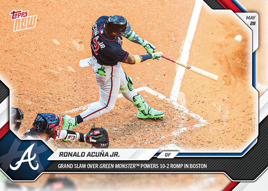 2026 Topps NOW #260 Ronald Acuña Jr. Grand Slam Green Monster - Atlanta Braves