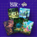 Secret Lair x My Little Pony The Lands of Equestria promotional image showing five basic lands