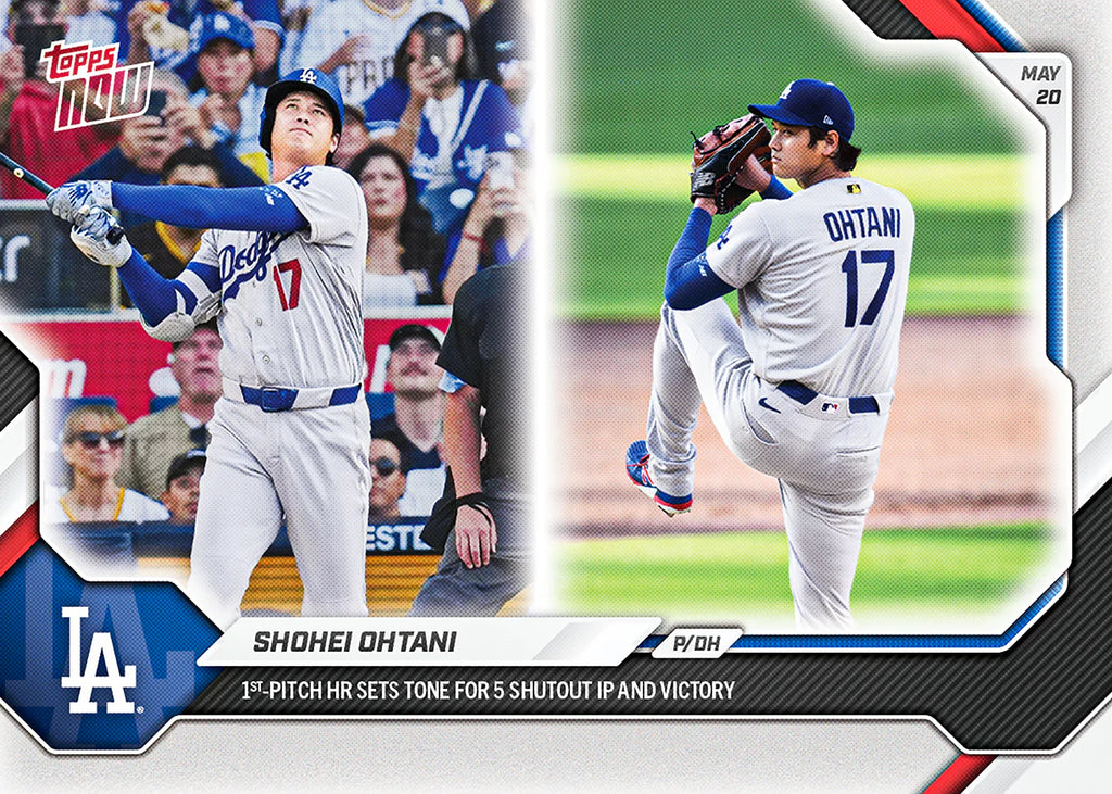 2026 Topps NOW MLB Shohei Ohtani - 1st-Pitch HR & 5 Shutout IP #226