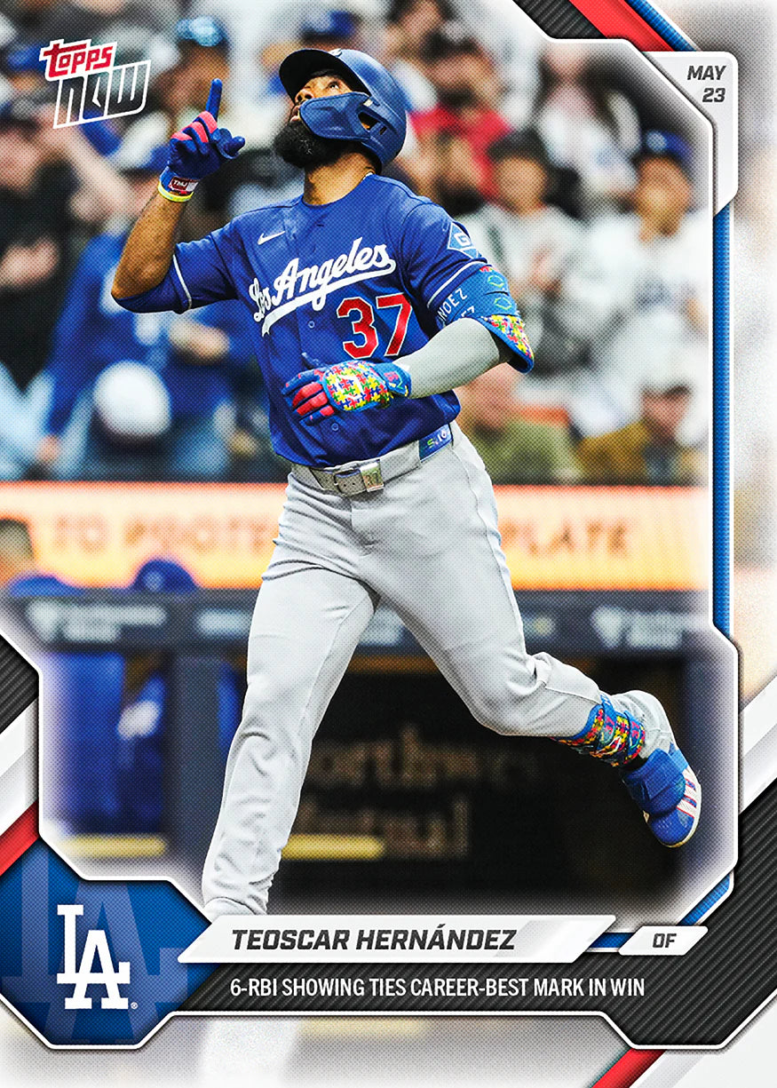 2026 Topps NOW MLB Teoscar Hernández - 6-RBI Game #233