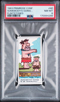 1963 Primrose Confectionery Flintstones Somebody's Going... #40 PSA 8 – Cert 170064288