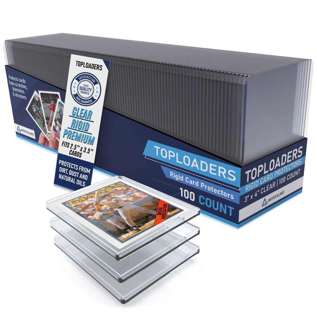 Invested Alliance Premium Top Loaders – 75pt, 100 Count