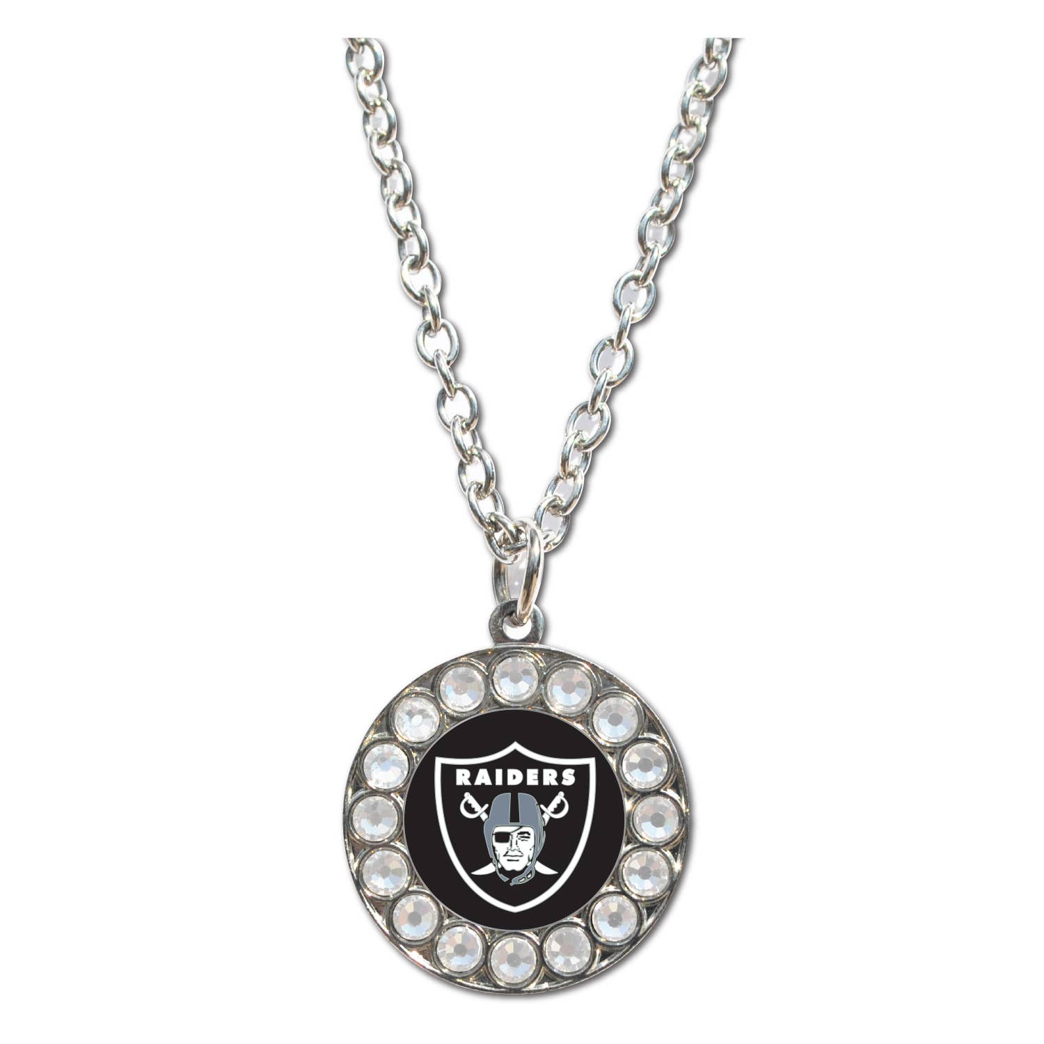 NFL Las Vegas Raiders Rhinestone Necklace