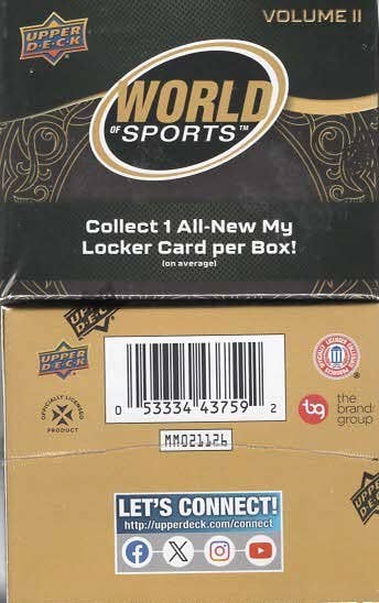 2026 Upper Deck World of Sports Vol. 2 36ct. Blaster Box