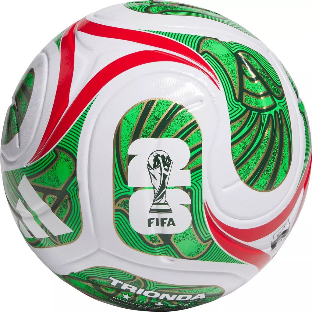 Adidas Trionda Mexico FIFA World Cup 2026 league soccer ball green red white colorway