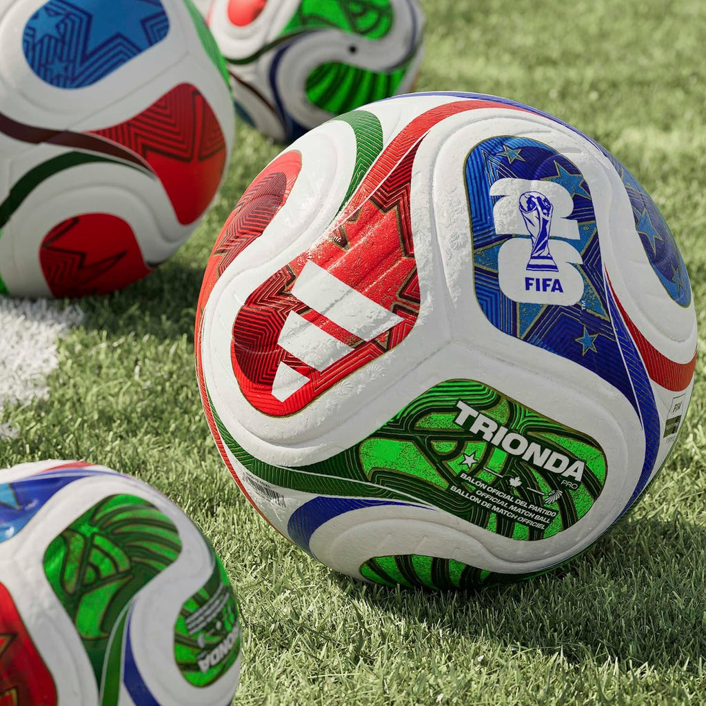 Adidas Trionda Pro FIFA World Cup 2026 official match ball on grass