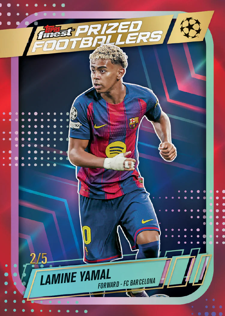 2025-26 Topps Finest UEFA Club Competitions Hobby Box