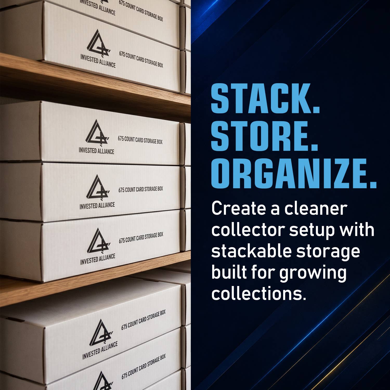 Premium Cardboard Storage Boxes - 20 Pack