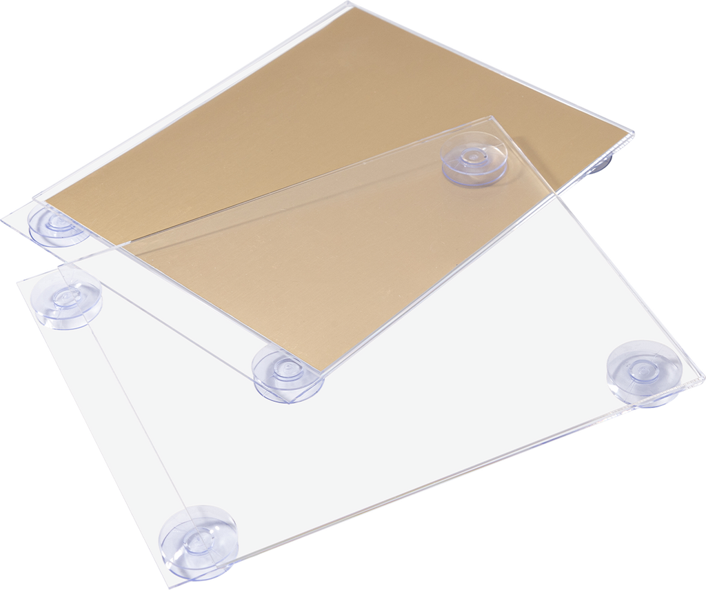 8 ½" X 11" Window Sign Holder With Suction Cups